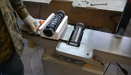 Ставим вал HELLICAL на строгальный станок WARRIOR W0106FL