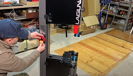 ленточная пила LAGUNA 14 12 распаковка